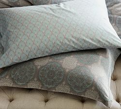 Jasmine Printed Velvet Sham