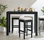 Malibu Metal Rectangular Outdoor Bar Height Table (56")