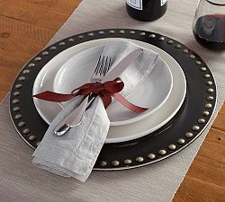 Nailhead Charger Plate