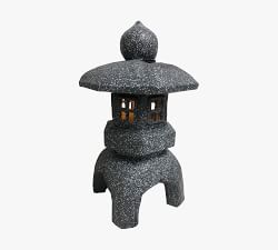 Pagoda Solar Light Turnip Garden Object