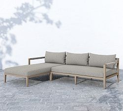 Punta Mita Teak 2-Piece Outdoor Sectional Set