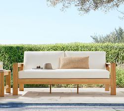 Faux Natural Fiber Honeycomb Outdoor Lumbar Pillow - Thumbnail 2