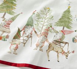 Forest Gnome Cotton/Linen Rectangular Tablecloth