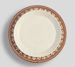 Gingerbread Stoneware Charger Plates - Set of 4