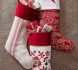 Grain Sack Stripe Stocking
