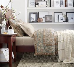 Selena Kalamkari Cotton Duvet Cover &amp; Shams