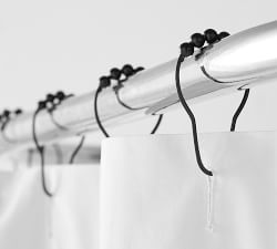  Stainless Steel Shower Curtain Rings - Set of 12