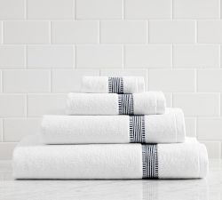 Brandon Maxwell Cortland Grosgrain Towels