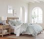 Briar Plaid Cotton Linen Yarn Dye Duvet Cover
