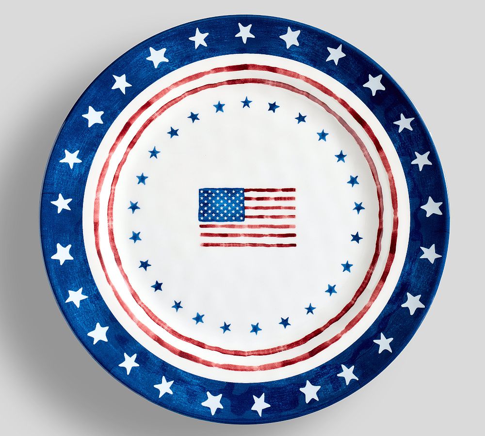 Cabana Americana Outdoor Dinner Plates - Set of 4
