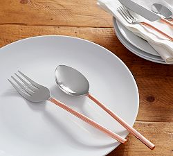 Copper Handled Serving Utensils - Set of 2