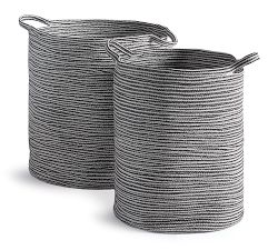 Diana Round Baskets, Set of 2