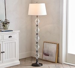Marston Crystal Floor Lamp (60")