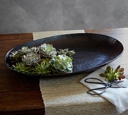 Metal Charger Candle Tray