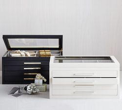 Open Box: Stella Jewelry Boxes - Black