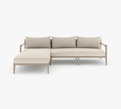 Punta Mita Teak 2-Piece Outdoor Sectional Set