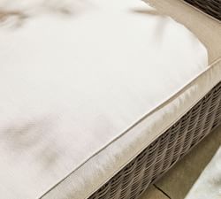 Torrey Wicker Square Arm Grand Outdoor Sofa (110")