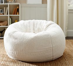 Faux Sheepskin Beanbag