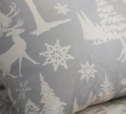 Frosted Forest Organic Flannel Pillowcases - Set of 2