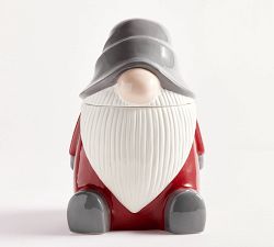 Gnome Ceramic Cookie Jar