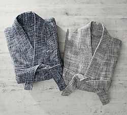 Organic Waffle Weave Lightweight Robe