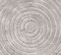 Mays Concrete Round Outdoor Coffee Table (37")