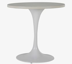 Randolf 36" Travertine Round Pedestal Dining Table