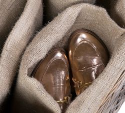 Rattan Shoe Storage Bench