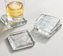 Slab Glass Coasters, Set of 4
