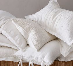 Belgian Flax Linen Patchwork Sham