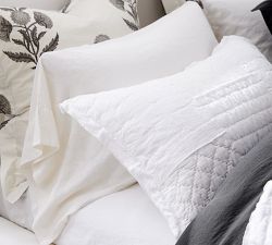 Belgian Flax Linen Patchwork Sham