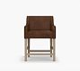 Classic Leather Slope Stool