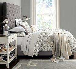 Faux Mohair Colorblock Throw