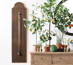 Outdoor Iron Wall Thermometer