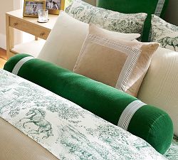 Brandon Maxwell Sullivan Velvet Bolster