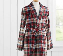 Declan Plaid Robe