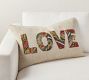 Love Patchwork Lumbar Pillow