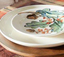 Vintage Handcrafted Acacia Wood Charger Plate