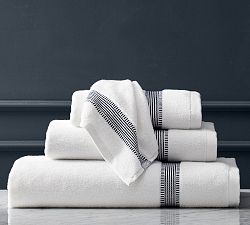 Brandon Maxwell Cortland Grosgrain Towels
