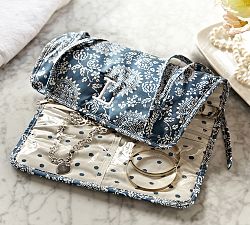 Calista Floral Jewelry Roll