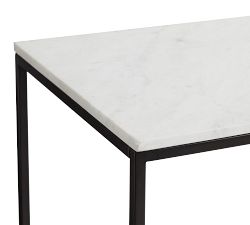 Open Box: Delaney Rectangular Marble Coffee Table