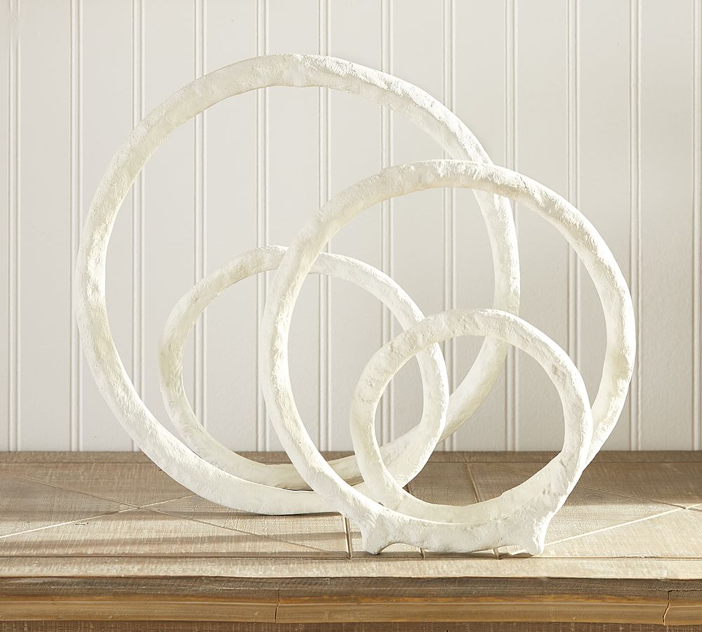Elisa White Sculptures - Set of 2 by Pottery Barn