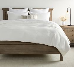 European Striped Dobby Linen Duvet Cover