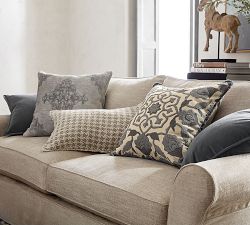 Fenton Two Toned Lumbar Pillow Cover