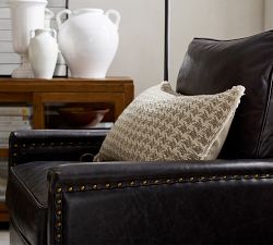 Fenton Two Toned Lumbar Pillow Cover