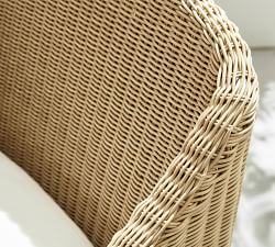 Hampton All-Weather Wicker Swivel Dining Chair