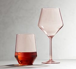 Happy Hour Outdoor Wine Glasses  - Blush
