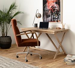 Jessie Reclaimed Wood Extending Writing Desk (53.5")
