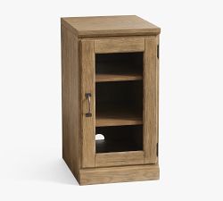 Printer's Single Glass Door Cabinet (16")