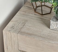 Raymond Square Reclaimed Wood End Table (24")